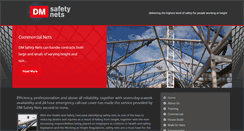 Desktop Screenshot of dmsafetynets.co.uk